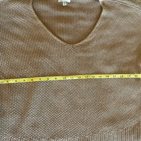 Lucky Brand Tan V-Neck Sweater - Picture 9 of 9
